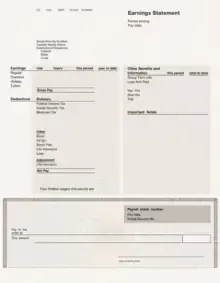 Khaki premium payroll template preview