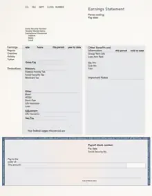 Denim premium payroll template preview