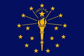 Flag of Indiana