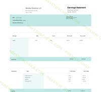 Freelancer Earnings Stub preview